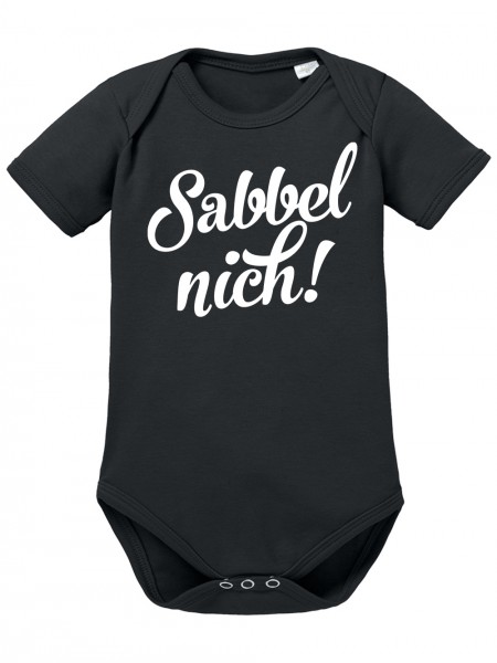 Sabbel Nich Handwerker und Schrauber Motiv Baby-Body Bio
