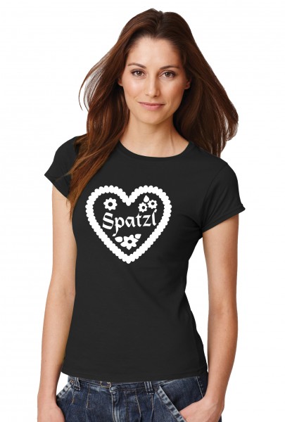 ::: SPATZL ::: Grafikdesign T-Shirt made with Love ::: Damen