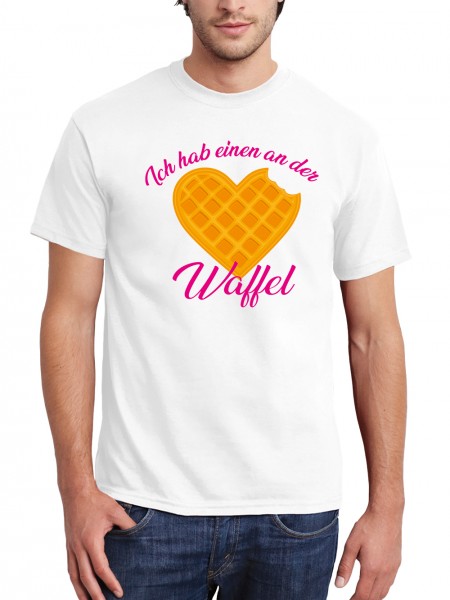 Ich habe einen an der Waffel Herren T-Shirt