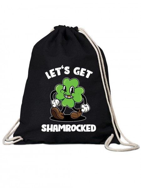 Let's Get Shamrocked Saint Patrick's Kleeblatt Shamrock Turn-Beutel