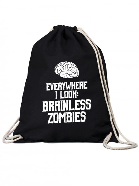 Everywhere I Look Brainless Zombies Turn-Beutel