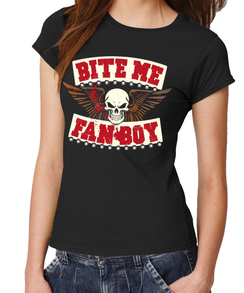 BITE Me FANBOY Girls T-Shirt