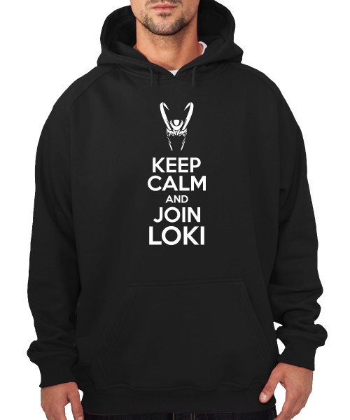-- Keep Calm and Join Loki -- Boys Kapuzenpullover