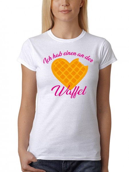 Ich habe einen an der Waffel Damen T-Shirt Fit