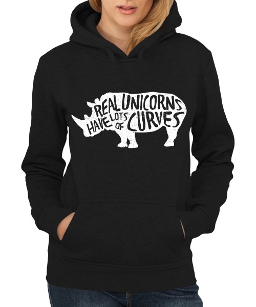 Real Unicorns have curves - Girls Pullover