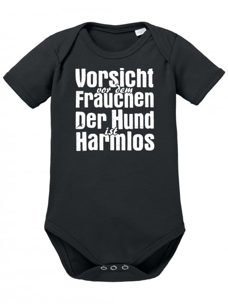 Vorsicht Frauchen Baby-Body Bio