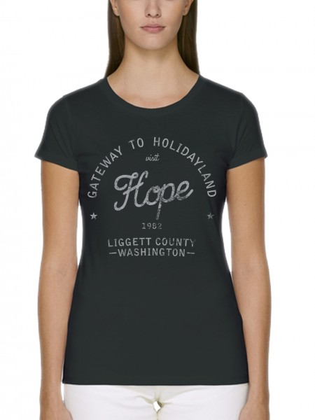 Visit Hope Gateway To Holidayland Damen T-Shirt Fit Bio und Fair