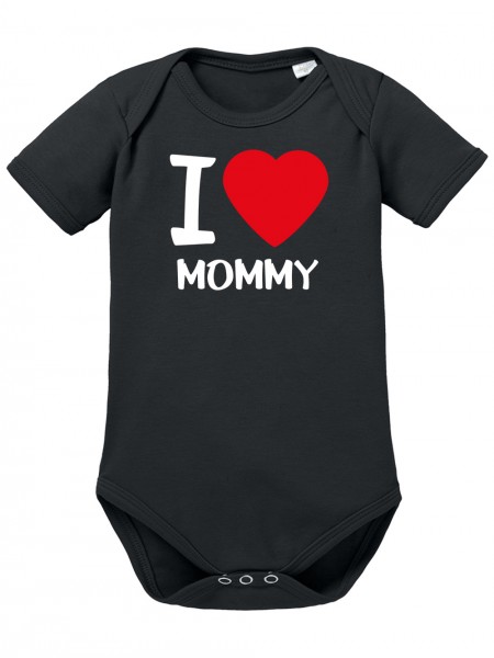 I Love Mommy, Lustiges Geschenk auch zur Geburt und Taufe Baby Body Bio