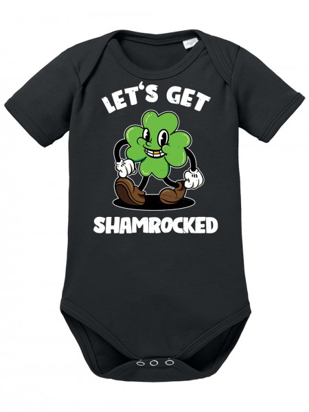 Let's Get Shamrocked Saint Patrick's Kleeblatt Shamrock Baby-Body Bio