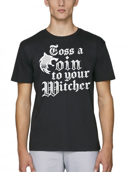 Toss A Coin To Your Witcher Herren T-Shirt Bio und Fair