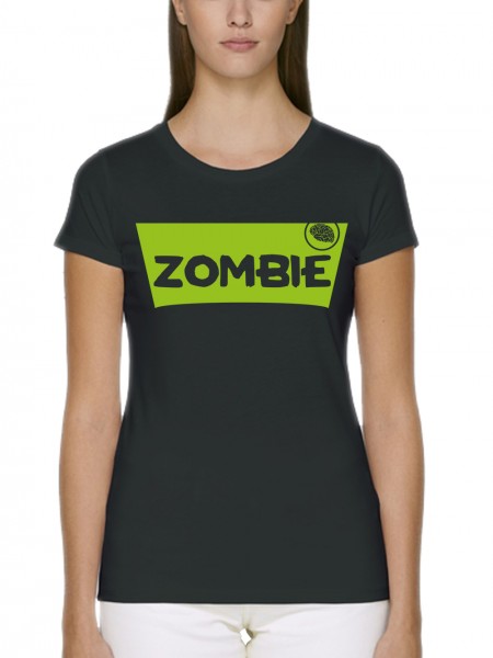 Zombi Logo Damen T-Shirt Fit Bio und Fair