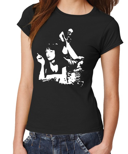 -- Pulp Fiction - Uma -- Girls T-Shirt
