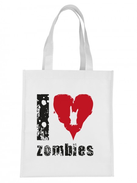 I Love Zombies Einkaufstasche
