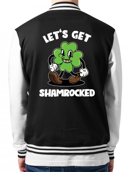 Let's Get Shamrocked Saint Patrick's Kleeblatt Shamrock College-Jacke