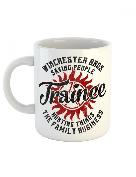 clothinx Kaffeetasse mit Aufdruck Winchester Trainee