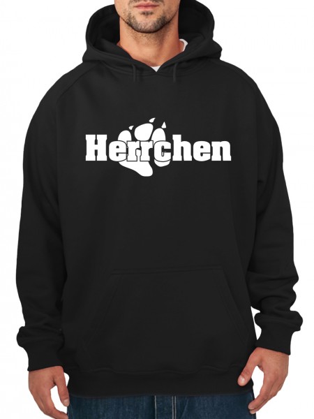 Herrchen Geschenk Herren Kapuzen-Pullover