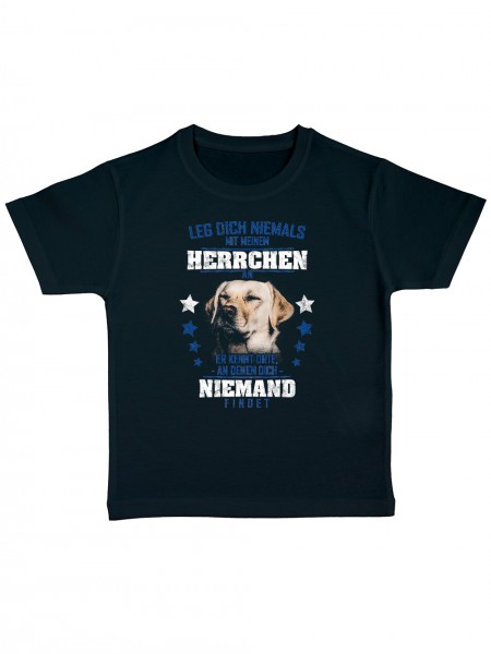 Labrador Herrchen Motiv Kinder Bio T-Shirt