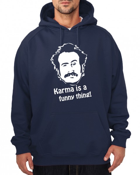 -- Karma is a funny thing -- Boys Kapuzenpullover