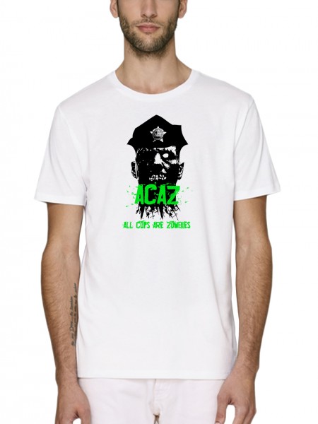 ACAZ All Cops Are Zombies Herren T-Shirt Bio und Fair