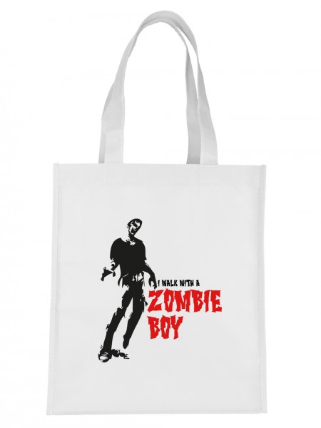 I Walk With A Zombie Boy Einkaufstasche