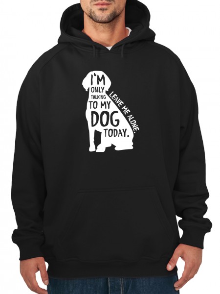 Talking To Dog Herren Kapuzen-Pullover