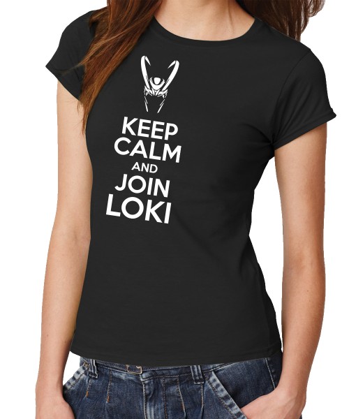 -- Keep Calm and Join Loki -- Girls T-Shirt