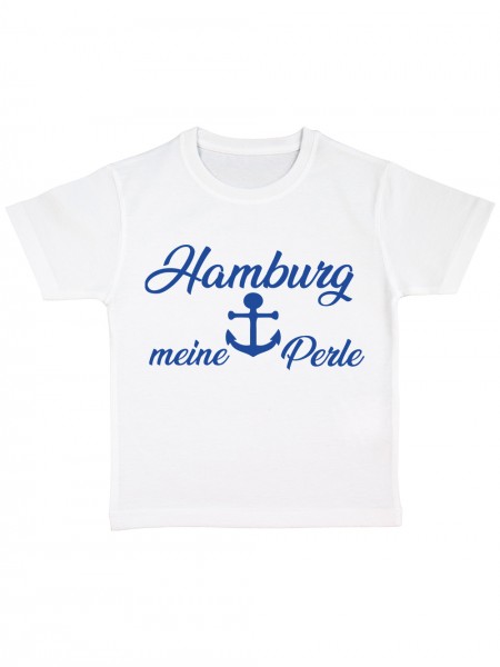 Hamburg, meine Perle, Lustiges Kinder Bio T-Shirt