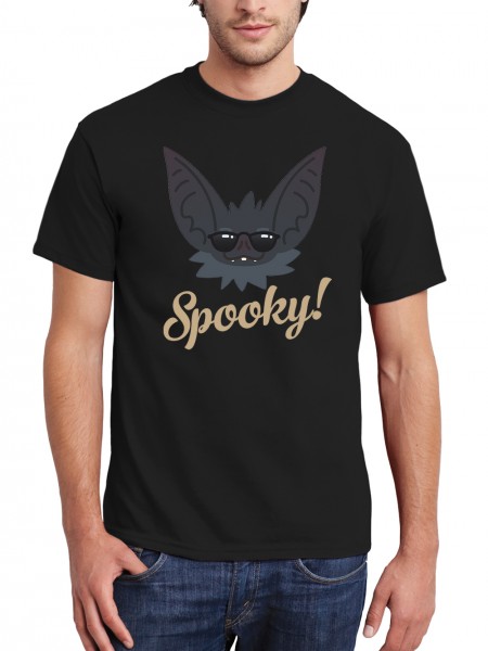 Fledermaus Spooky Herren T-Shirt