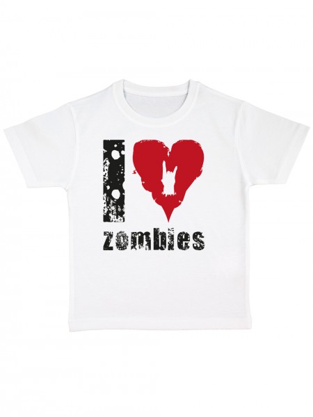 I Love Zombies Kinder Bio T-Shirt