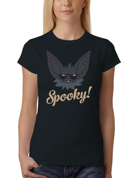 Fledermaus Spooky Damen T-Shirt Fit