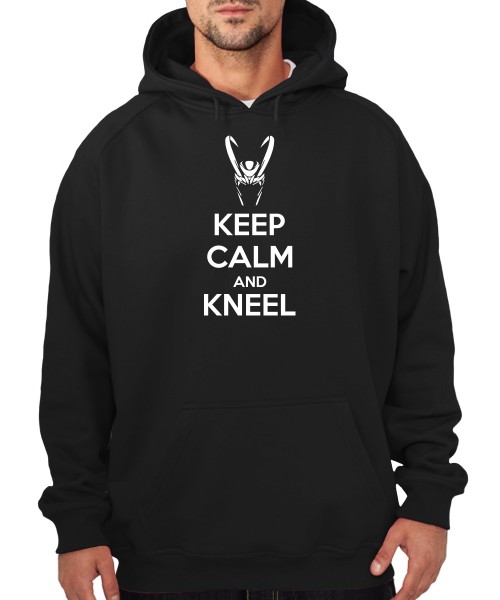 -- Keep Calm and Kneel -- Boys Kapuzenpullover