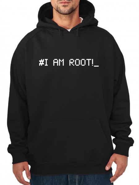 Herren Pullover Programmierer I am Root