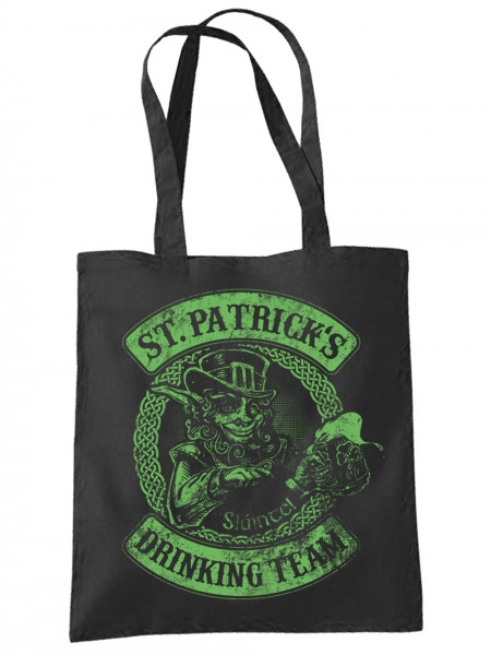 Einkaufstasche St. Patrick's Day Leprechaun Drinking Team