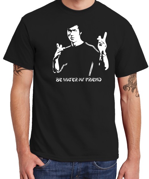 -- Bruce Lee - Be Water -- Boys T-Shirt