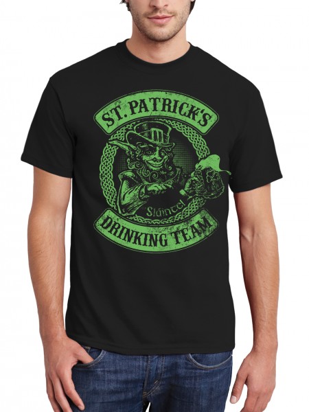 Herren T-Shirt St. Patrick's Day Leprechaun Drinking Team