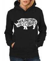 Real Unicorns have curves - Girls Pullover Real Unicorns have curves - Girls Pullover