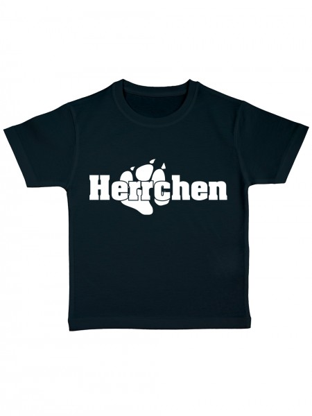 Herrchen Geschenk Kinder Bio T-Shirt