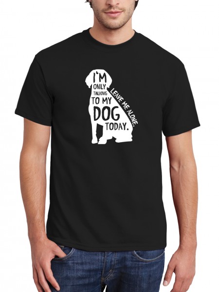 Talking To Dog Herren T-Shirt