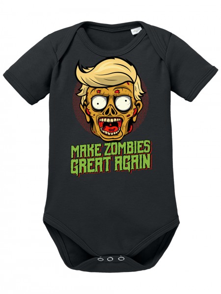 Make Zombies Great Again Baby Body Bio