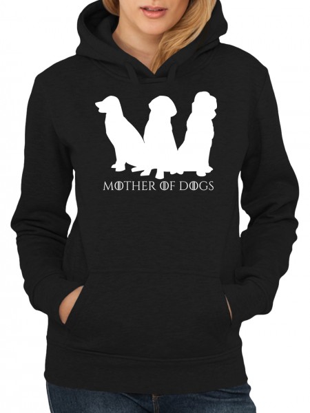 Mother Of Dogs Damen Kapuzen-Pullover