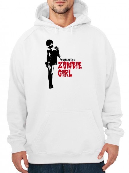 I Walk With A Zombie Girl Herren Pullover