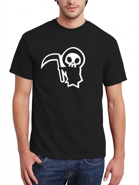 Halloween Sensenmännchen Herren T-Shirt