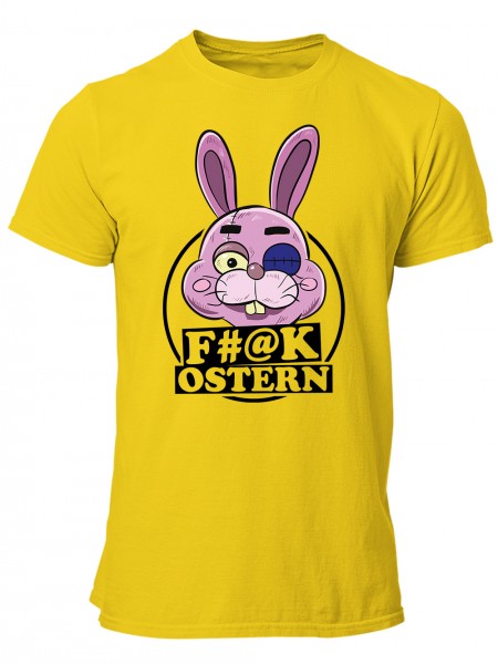 Fck Ostern freches Ostergeschenk für Ostern Muffel Herren T-Shirt