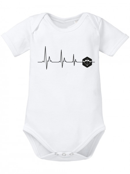 Sternzeichen von Herzen Schütze Baby Body Bio
