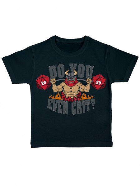 Do You Crit Warrior Dwarf Pen And Paper Kinder Bio T-Shirt