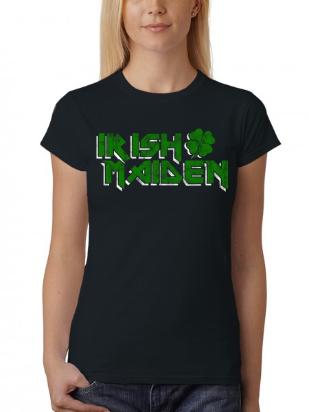 St. Patrick's Day Irish Maiden Shamrock Pub Tour Damen T-Shirt Fit