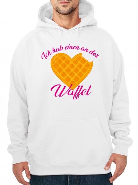 Ich habe einen an der Waffel Herren Kapuzen-Pullover