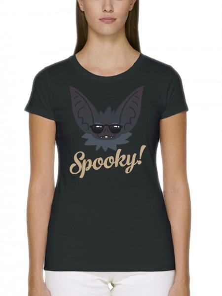 Fledermaus Spooky Damen T-Shirt Fit Bio und Fair