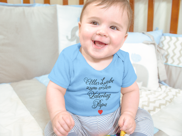 Alles liebe zum ersten Vatertag Baby-Body Bio