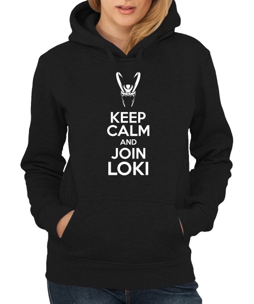 Keep Calm and Join Loki Girls Pullover
